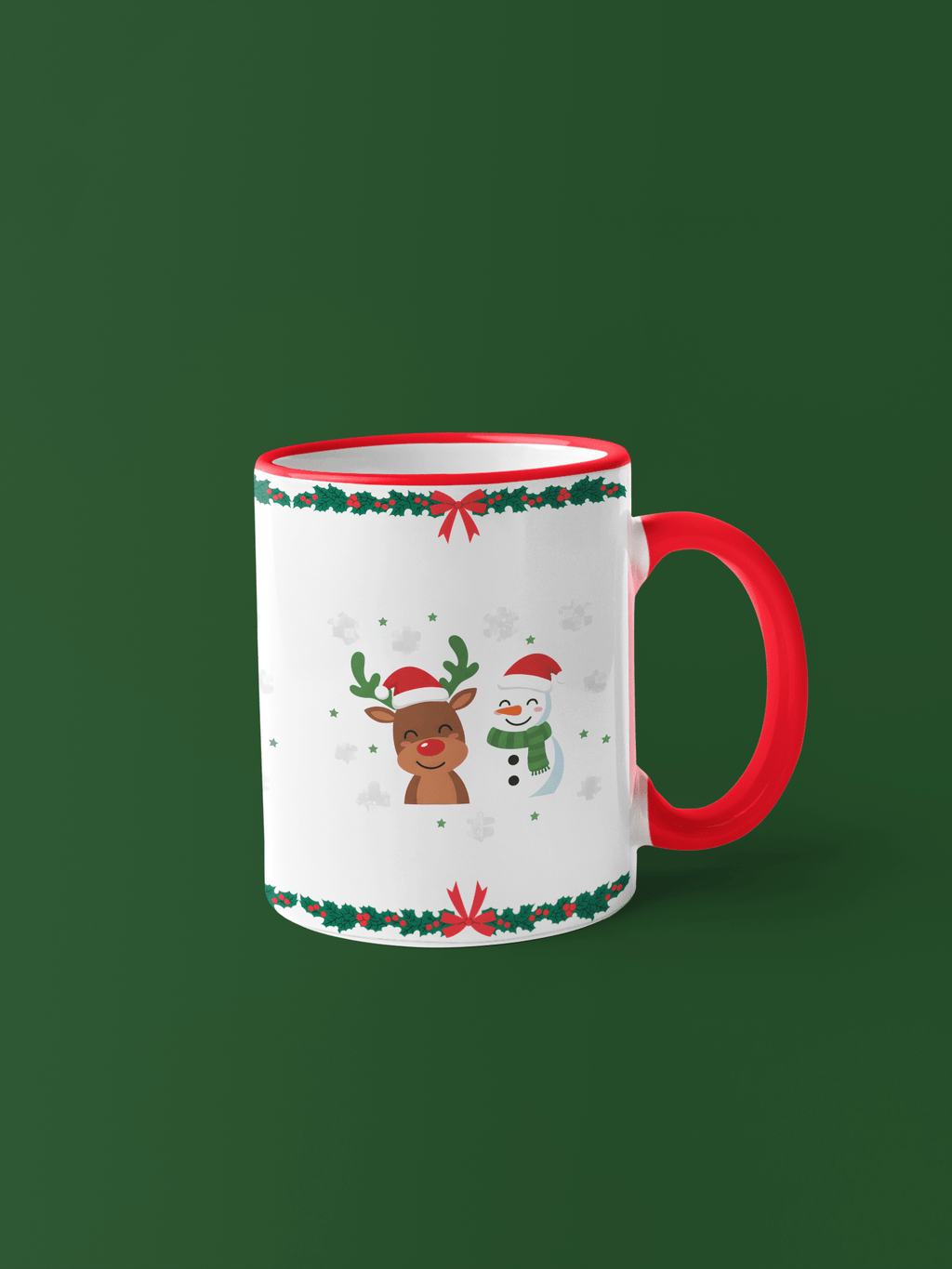 Tazza Renna e Pupazzo di Neve - Natale in Tazza